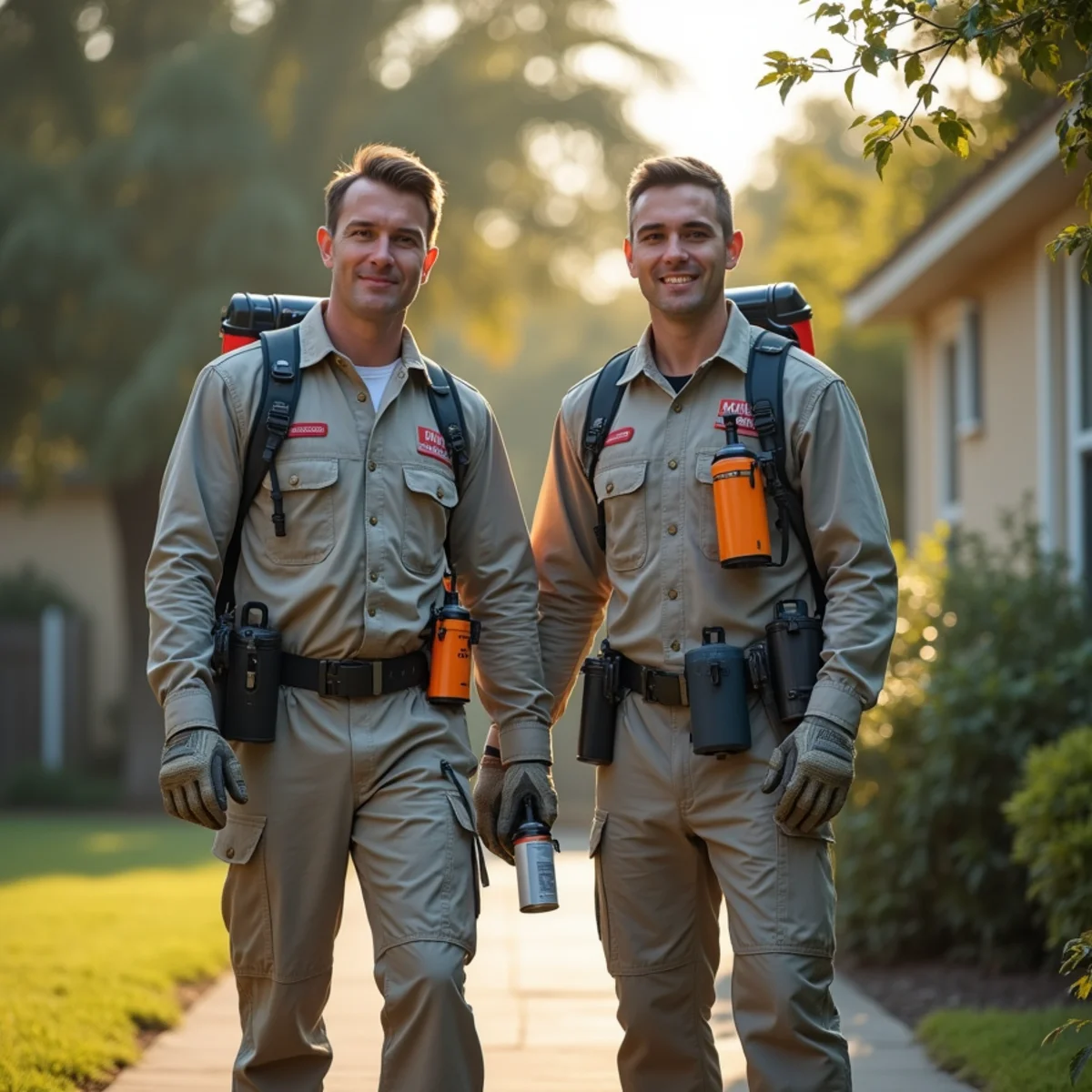 Comparison of hardware store spray cans versus professional pest control application equipment